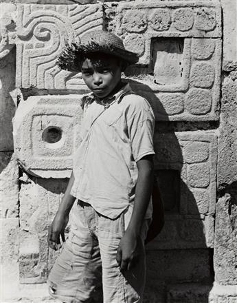 LAURA GILPIN (1891-1979) Chaco Canyon * Chichen Itza, Yucatan, Maya Boy * New Mexico Santo * Governor of Taos Pueblo.
